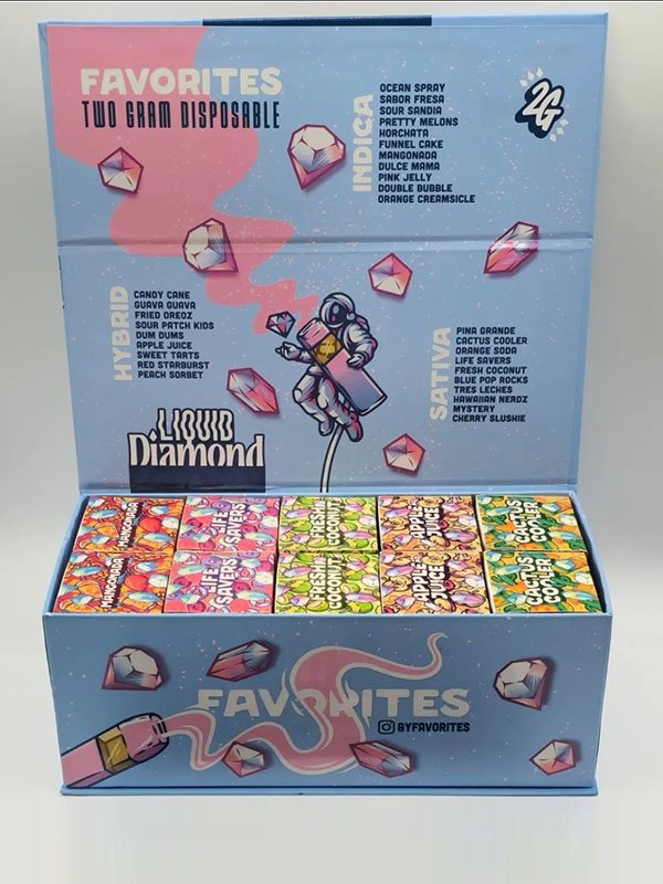 Blue Batch 2G Liquid Diamonds Disposable - By Favorites