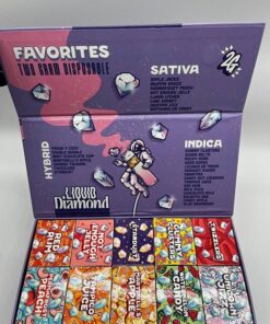 Purple Batch 2G Liquid Diamonds Disposable - By Favorites